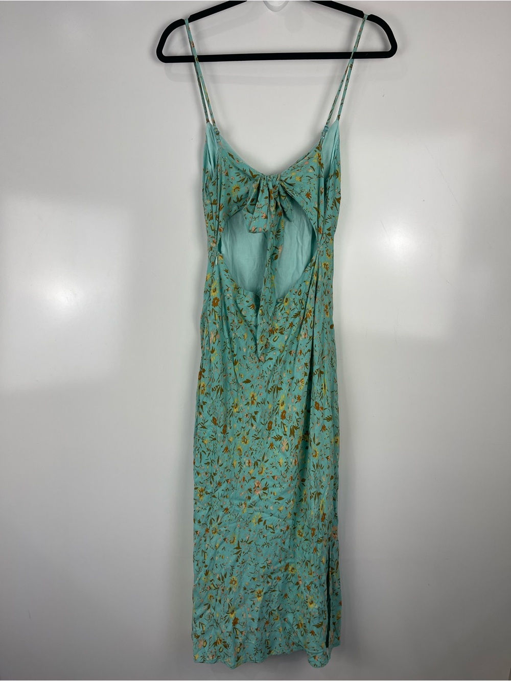 Hello Molly California Dreaming Midi Dress Green Floral Women’s Size Small US 4 - Picture 4 of 11